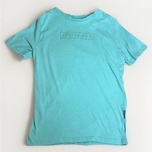 Zoo York XL youth tee shirt teal blue